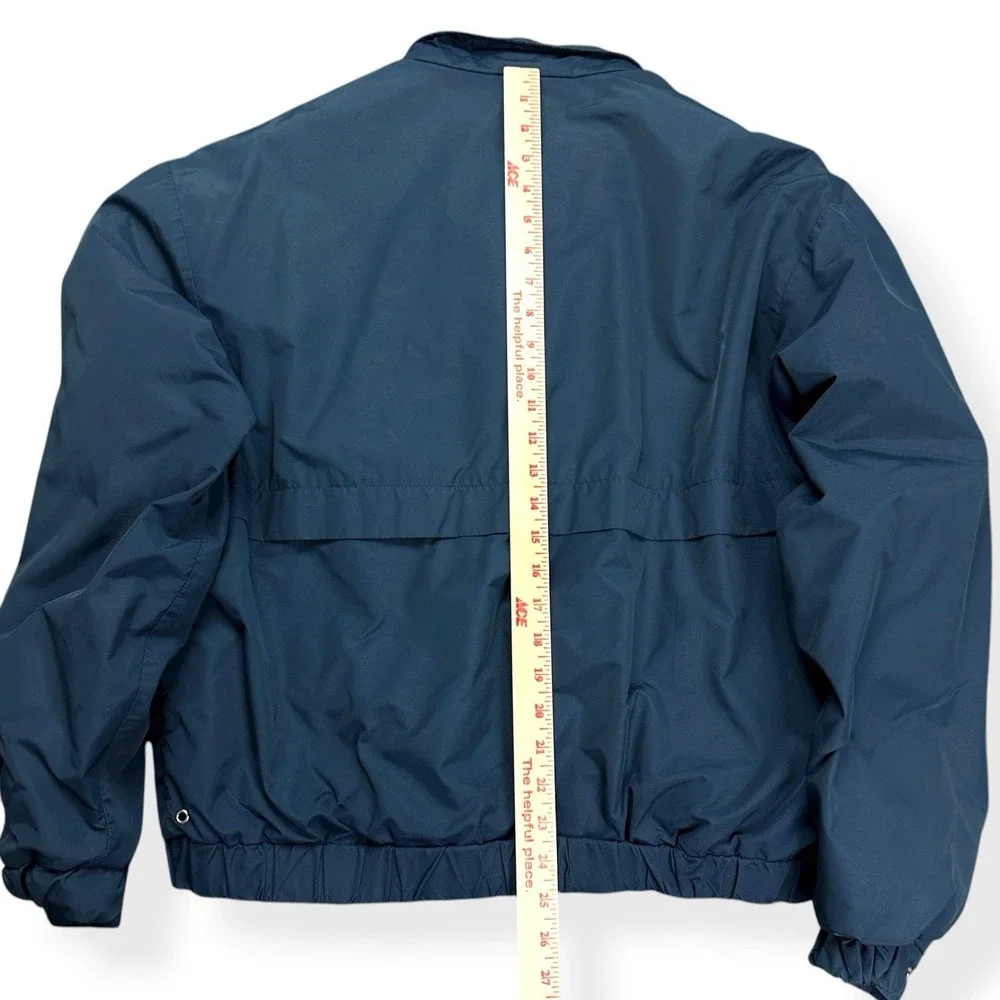 Vintage Woolrich Mens 3M Thintech Lined Bomber Jacket Size Large Navy Blue USA - Picture 13 of 14